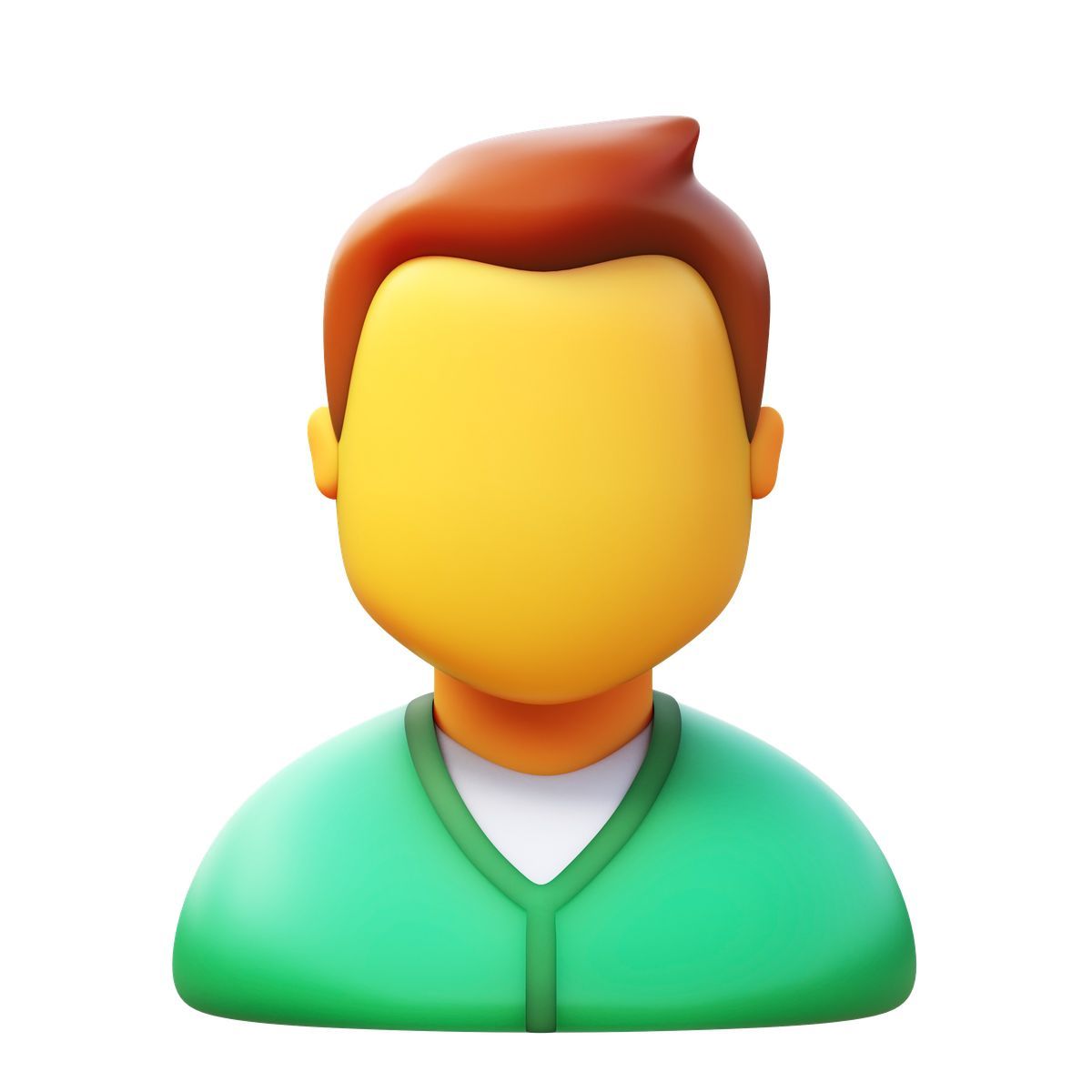 3d fluency style person männlich icon