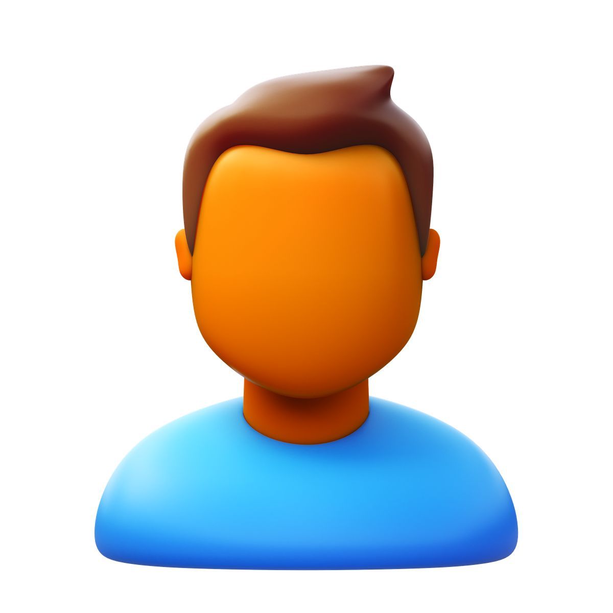 3d fluency style 男性 icon