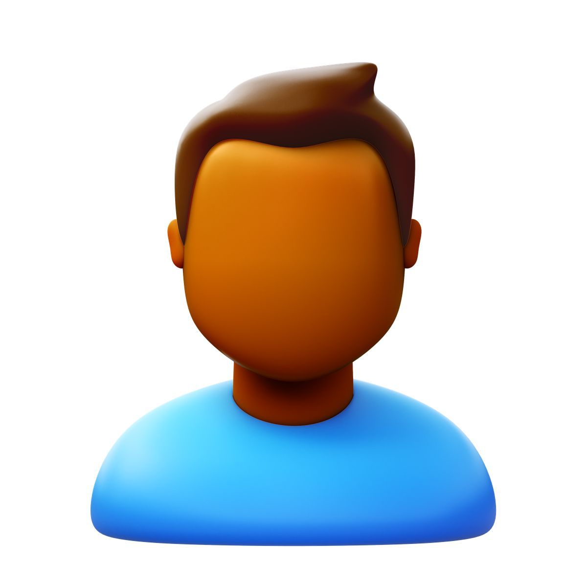 3d fluency style 男性 icon