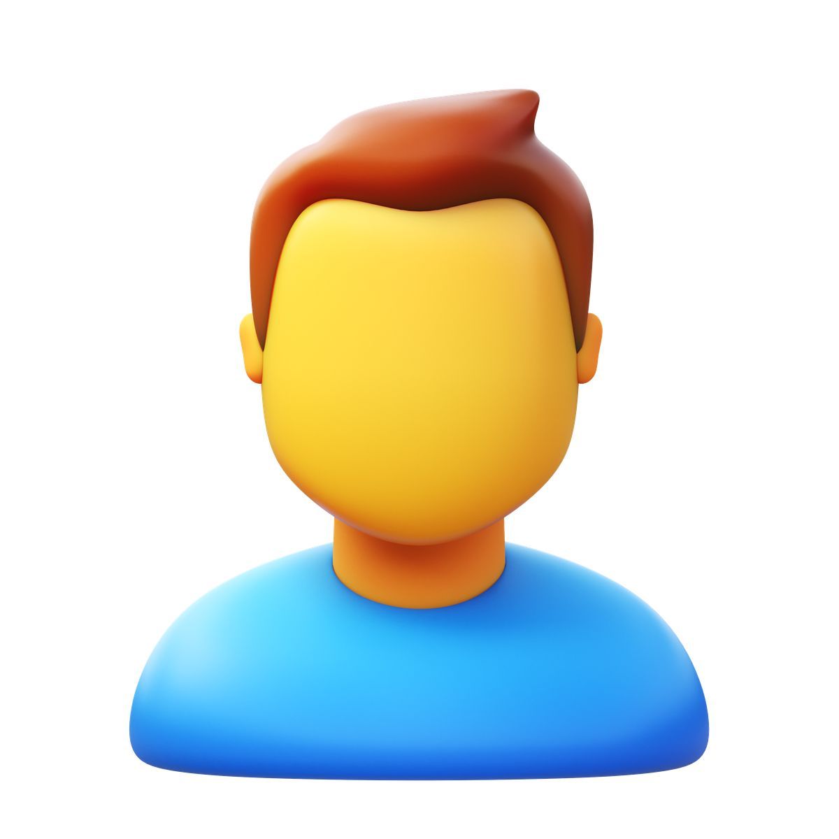 3d fluency style person männlich icon