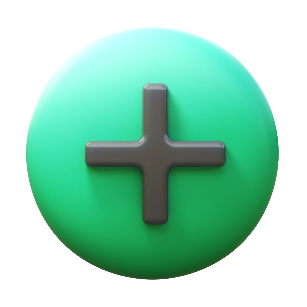 3d fluency style más icon
