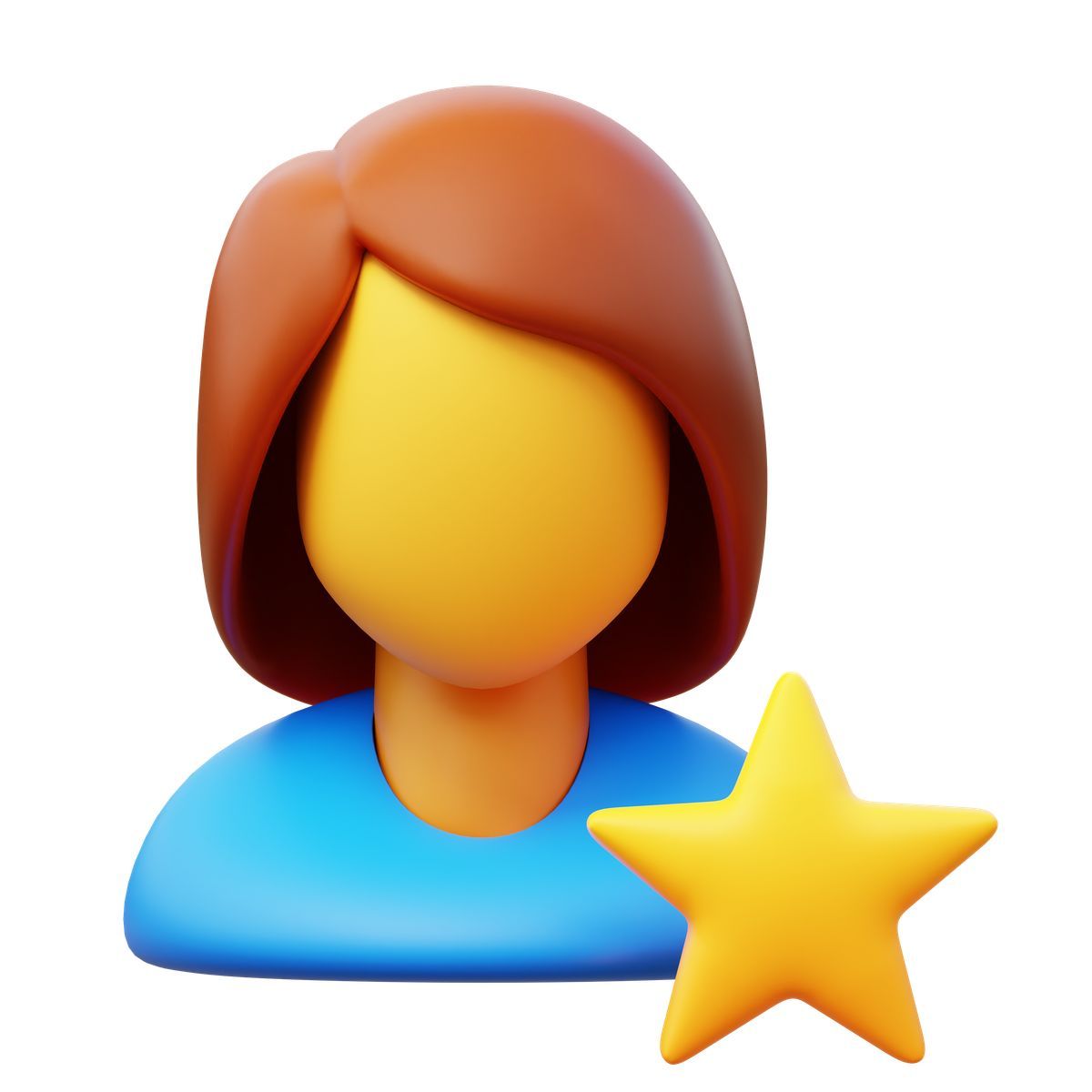 3d fluency style 受欢迎的女人 icon