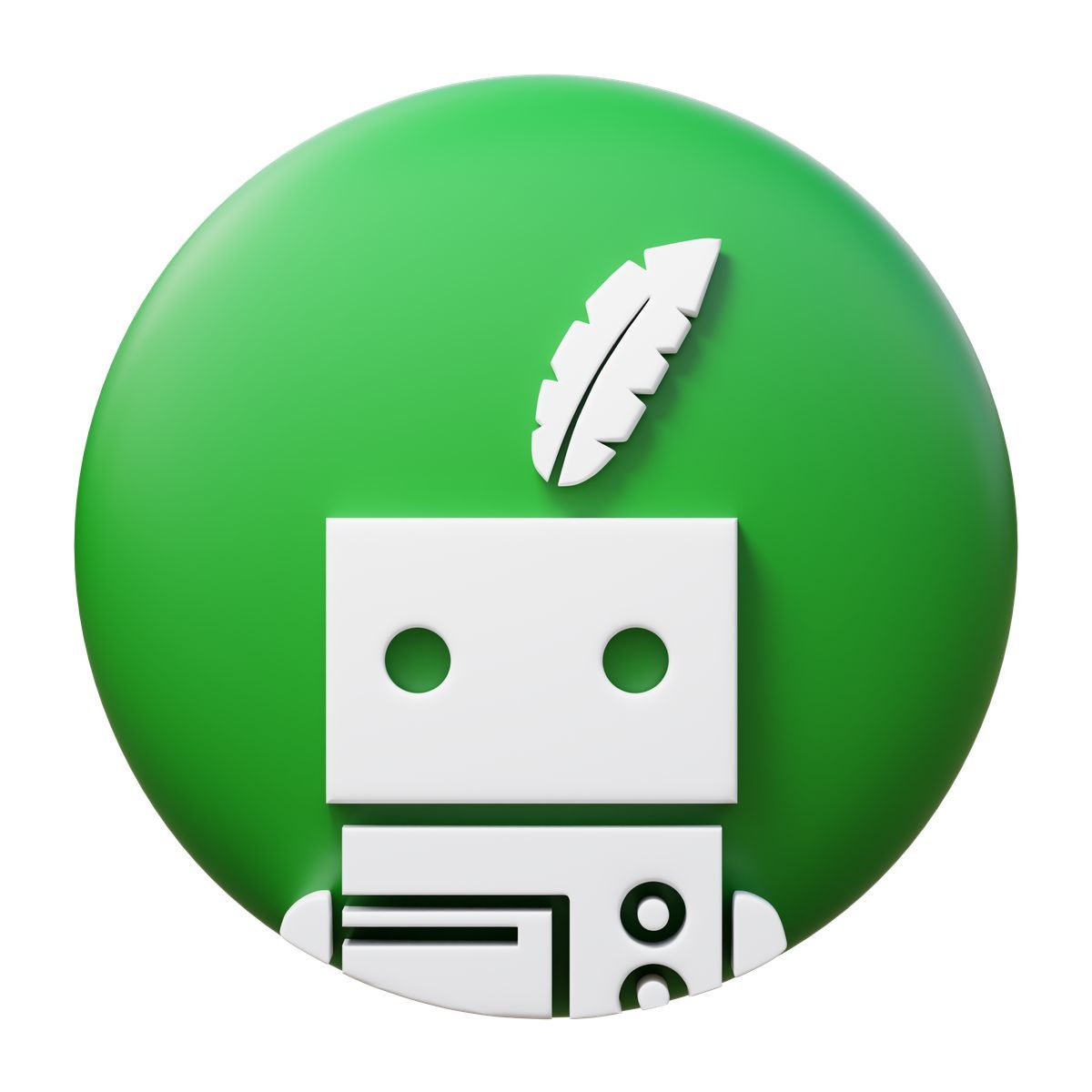 3d fluency style quillbot icon