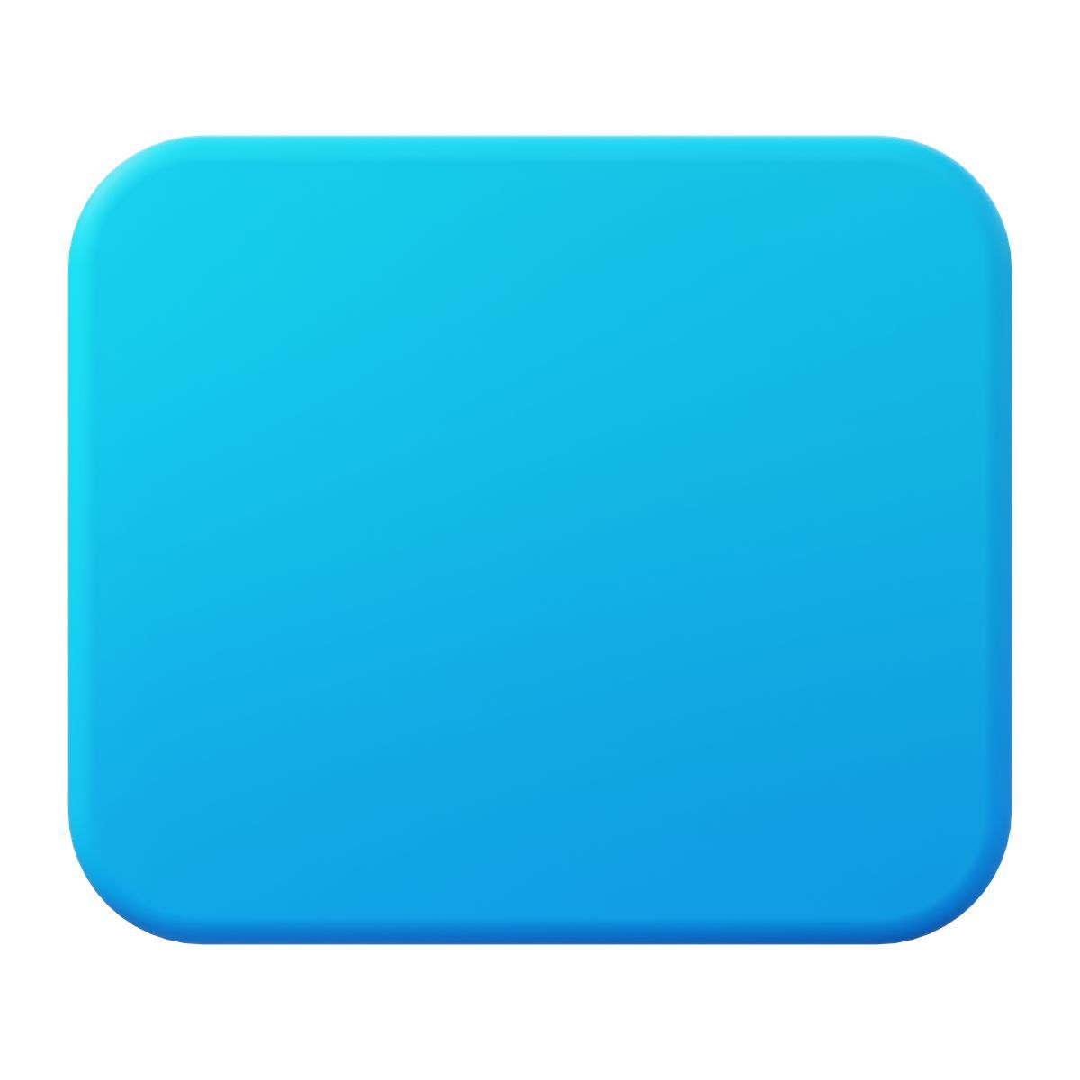 3d fluency style rectangle icon