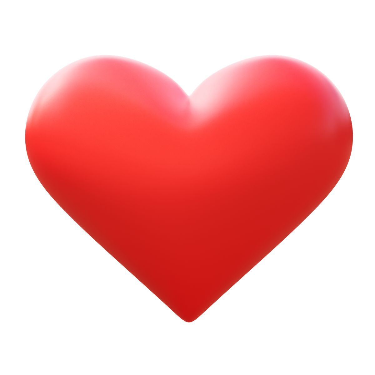 3d fluency style cuore rosso icon