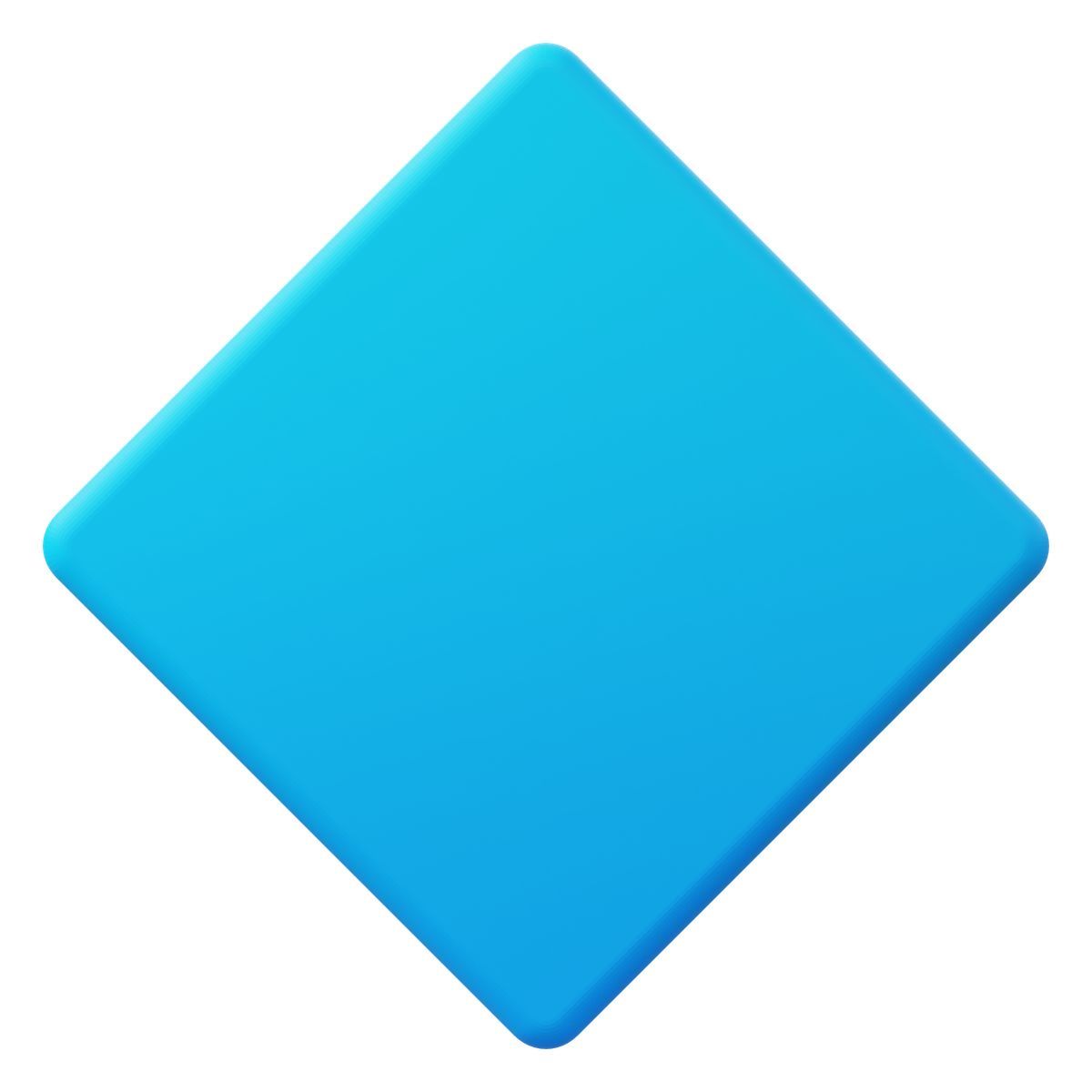 3d fluency style rhombus icon