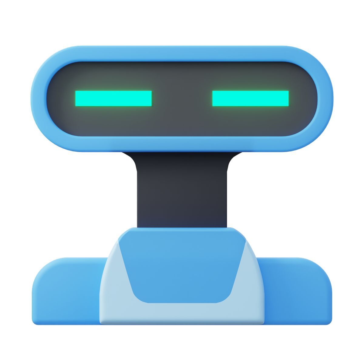 3d fluency style robot icon