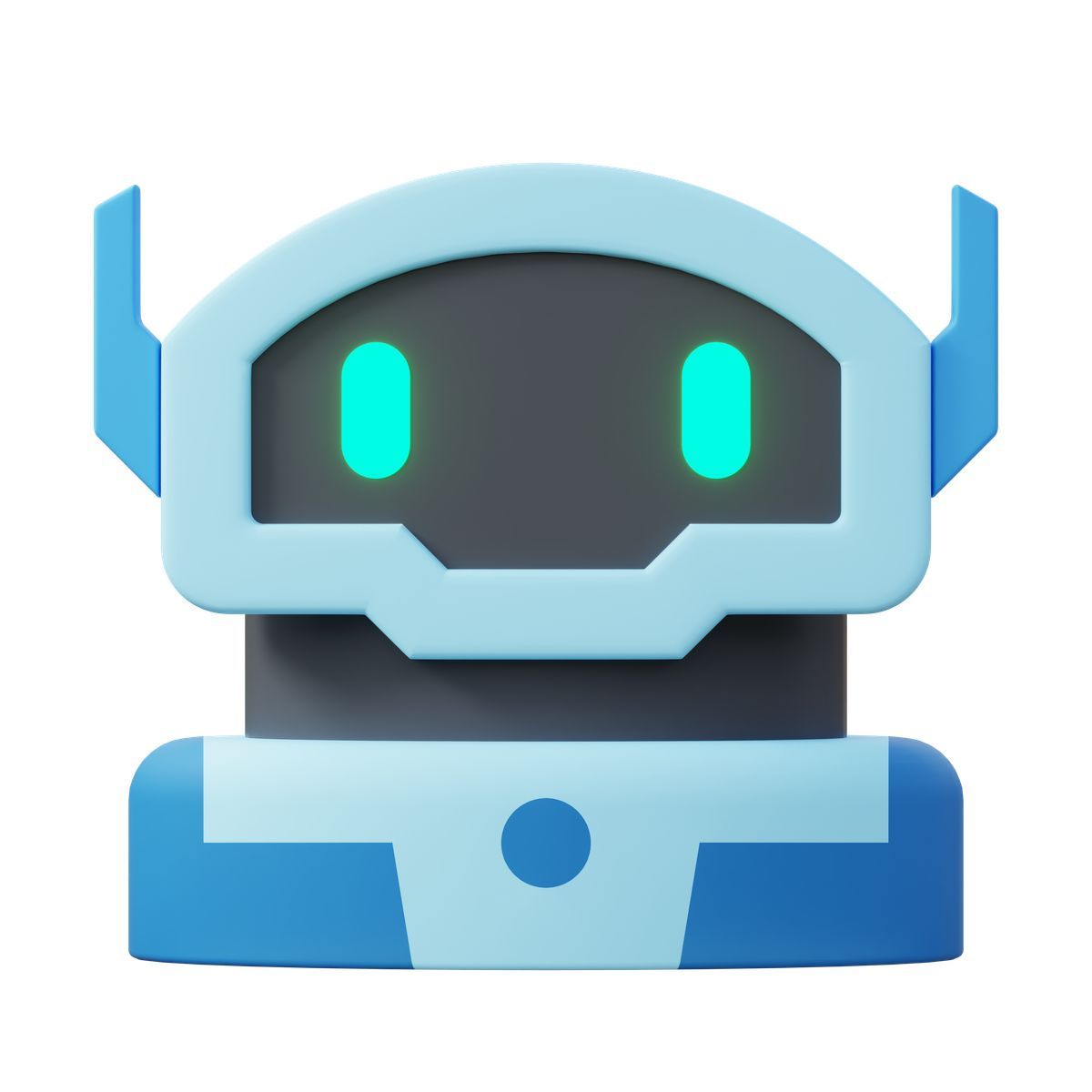 icono robot stitch 3d fluency estilo