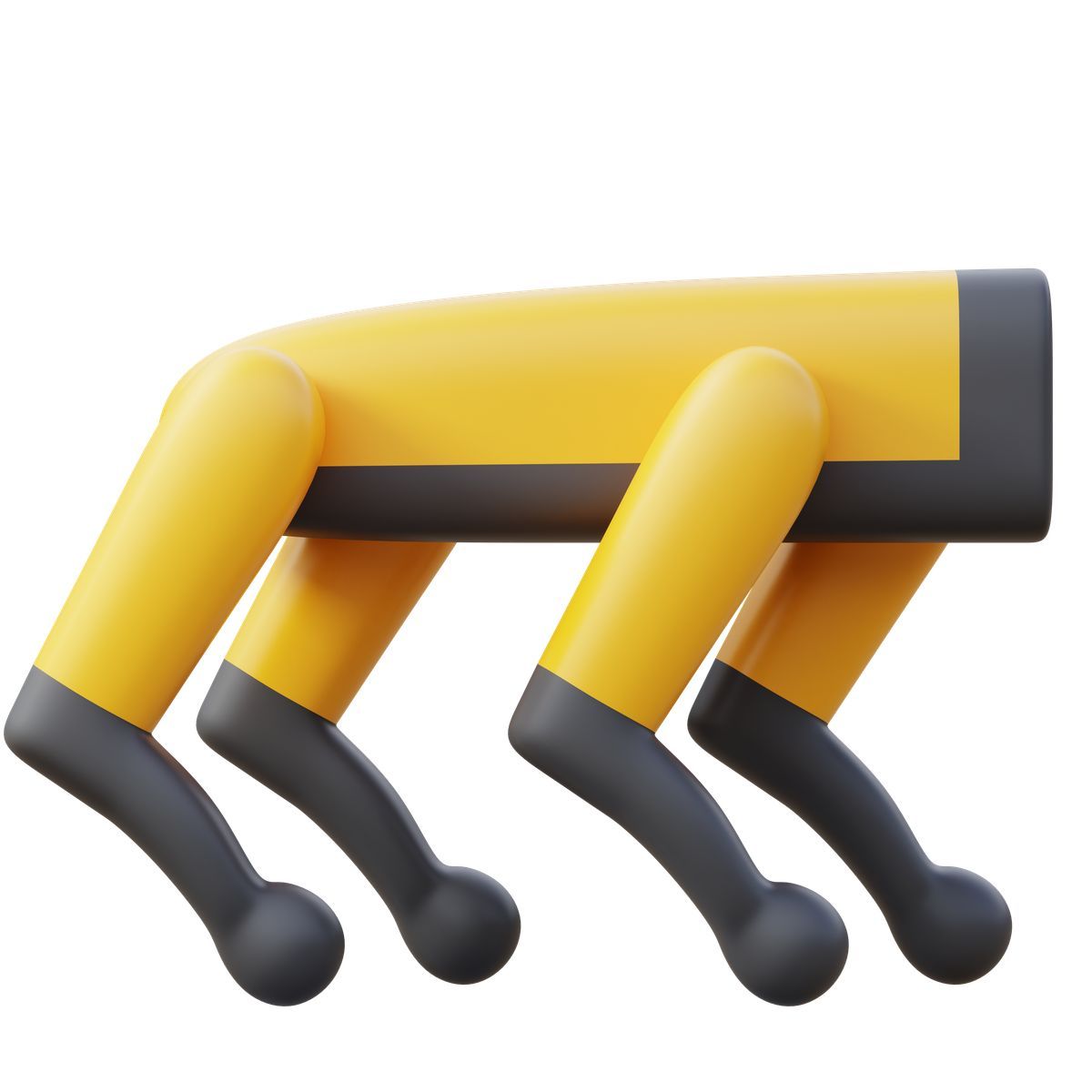 3d fluency style роботизированная собака icon