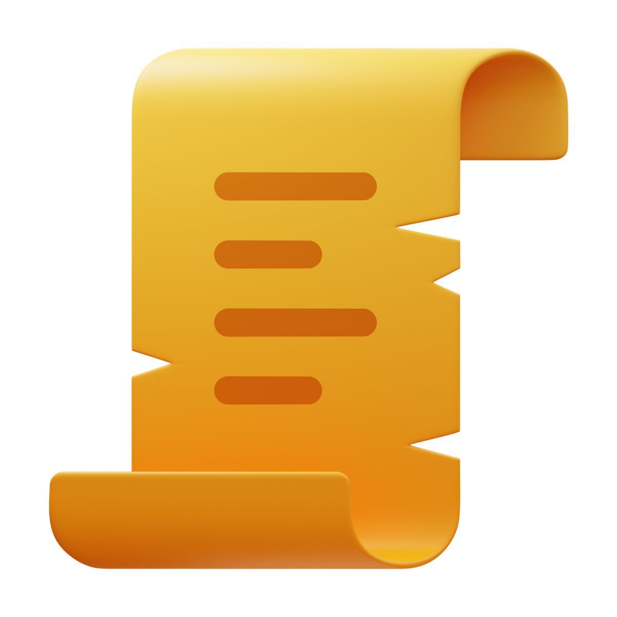 3d fluency style script icon