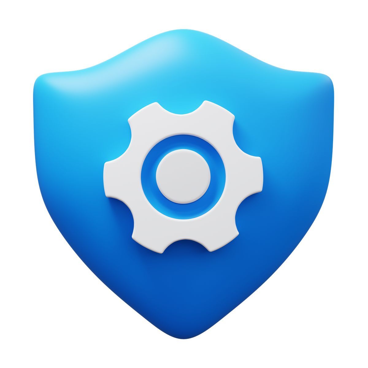 3d fluency style security configuration icon