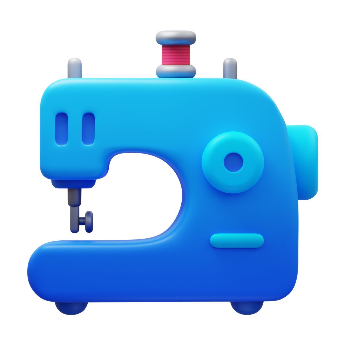 3d fluency style nähmaschine icon