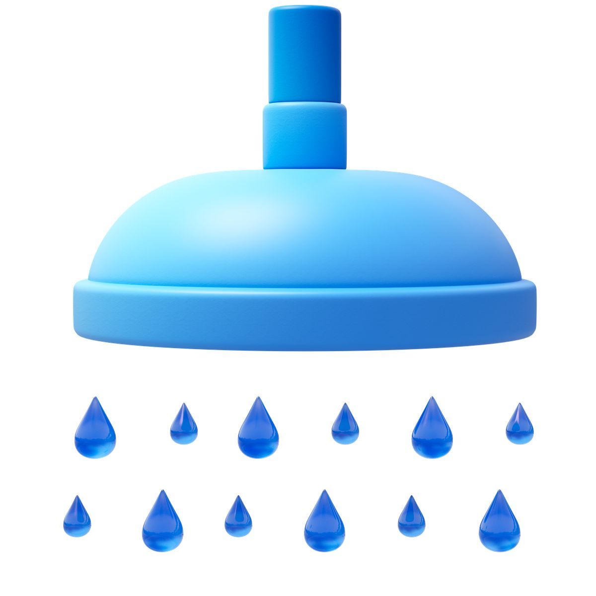 3d fluency style doccia icon