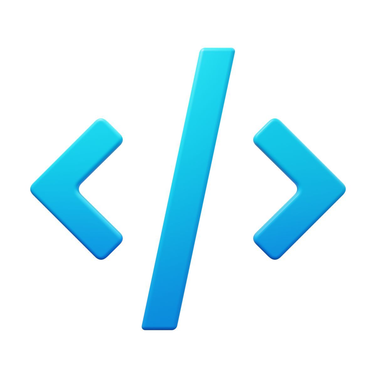 3d fluency style source code icon