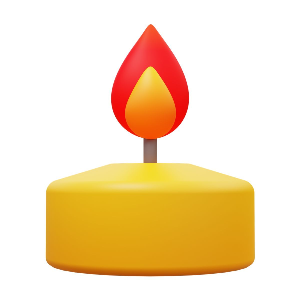 3d fluency style bougie de spa icon