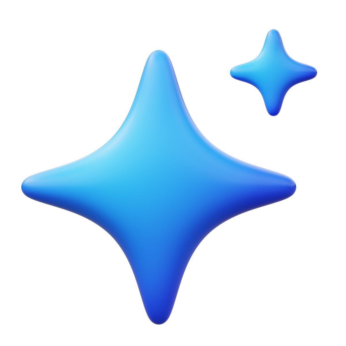 3d fluency style funkelnd icon