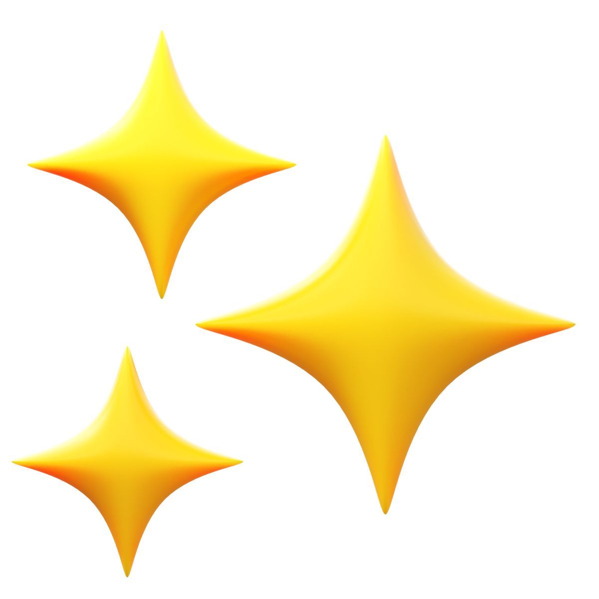 3d fluency style 반짝이는 icon