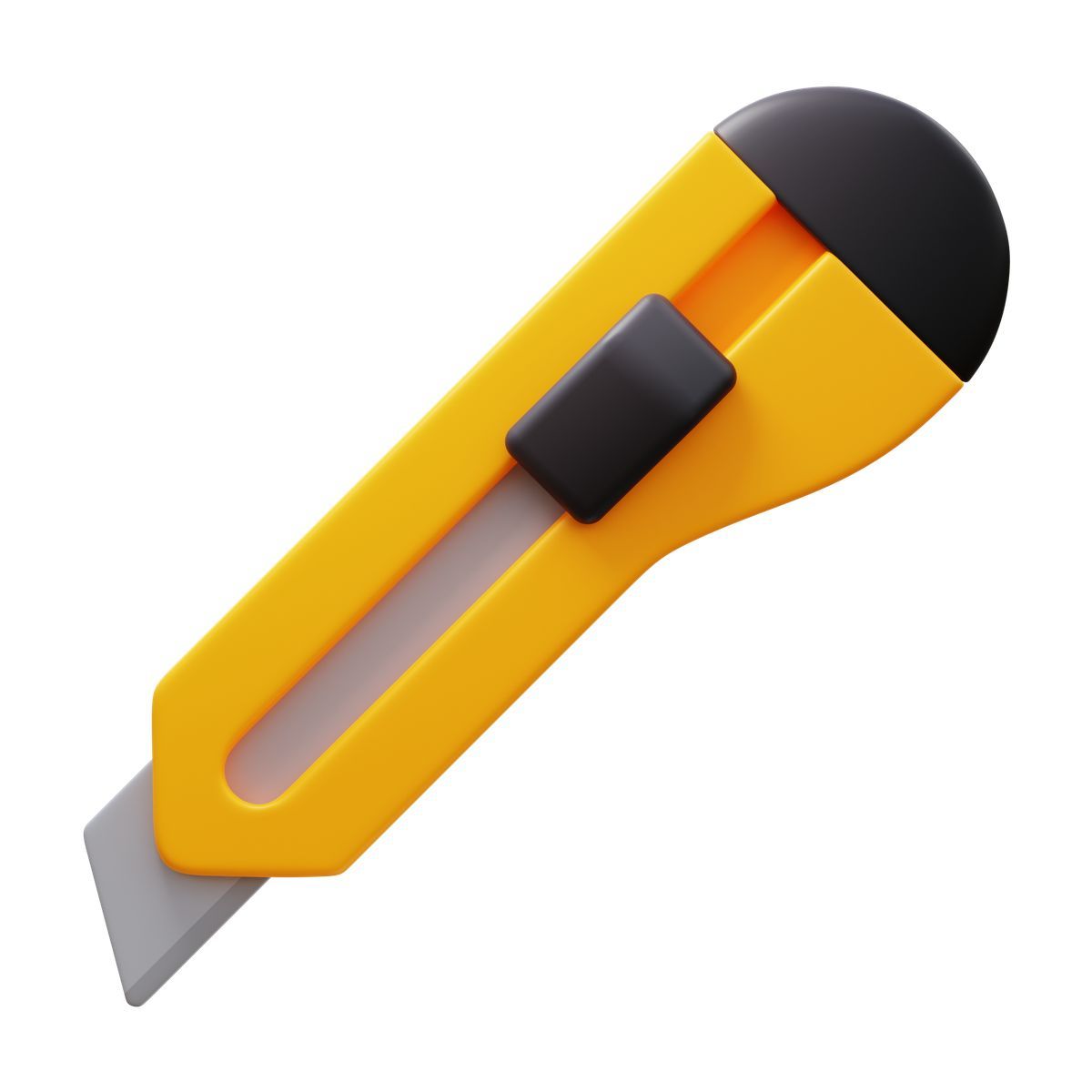 3d fluency style cuttermesser icon
