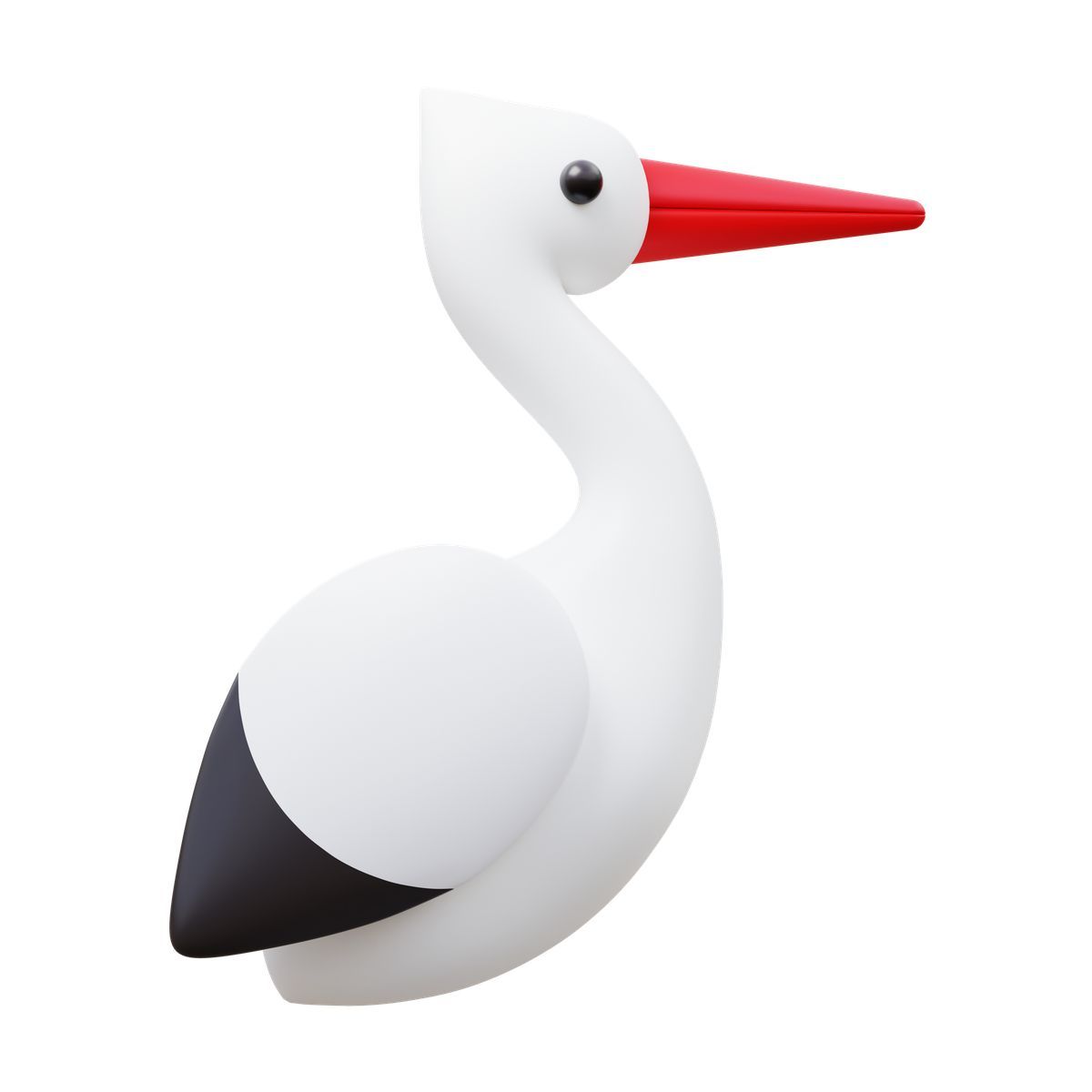 3d fluency style 鹳 icon