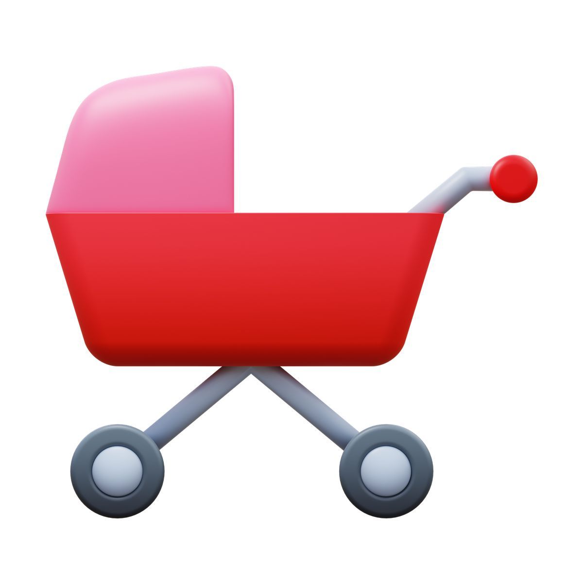 3d fluency style coche de niño icon