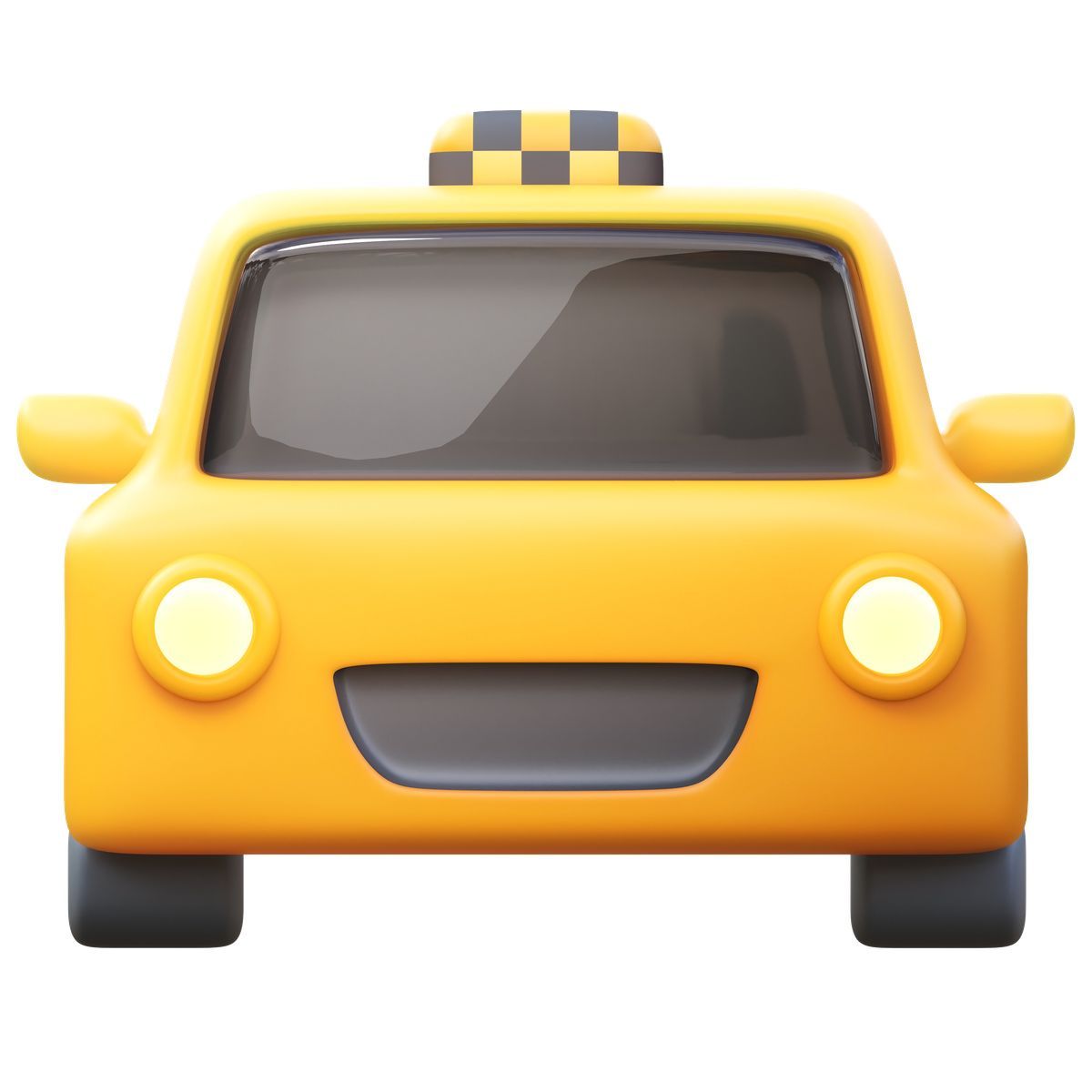 3d fluency style 出租车 icon