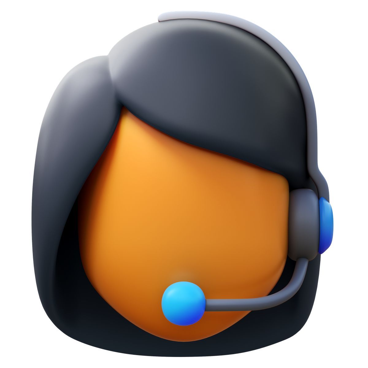 3d fluency style assistente icon