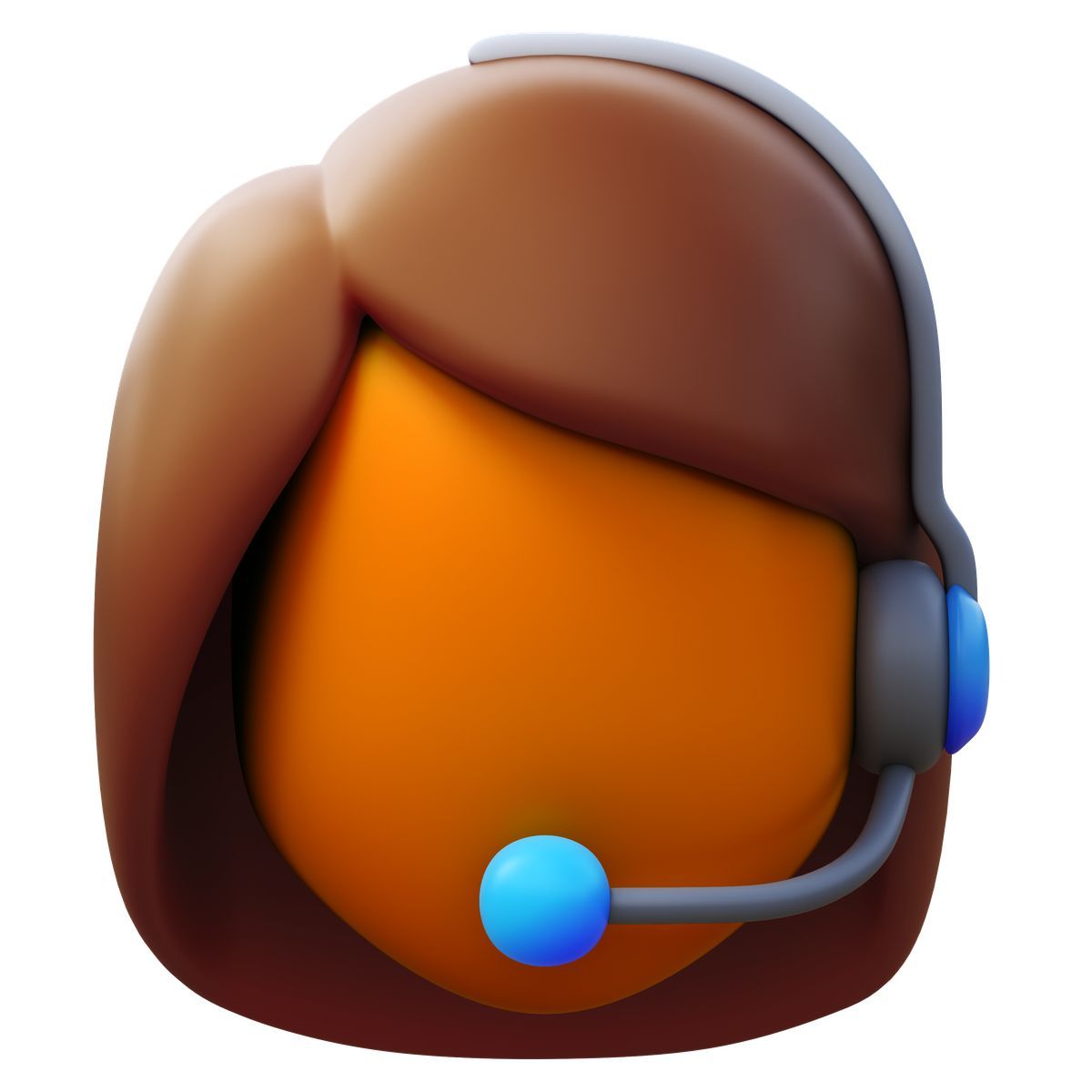3d fluency style assistente icon