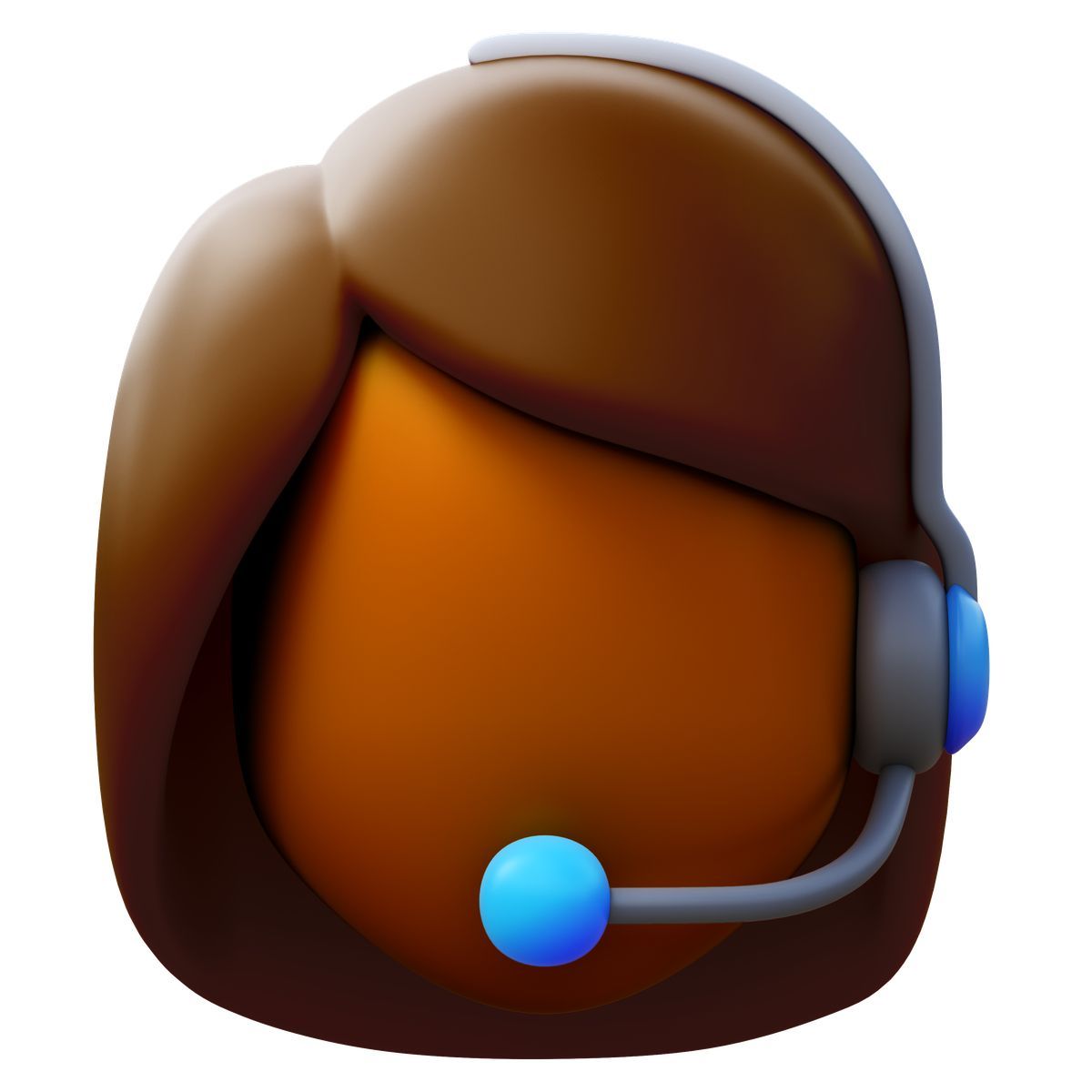 3d fluency style assistente icon