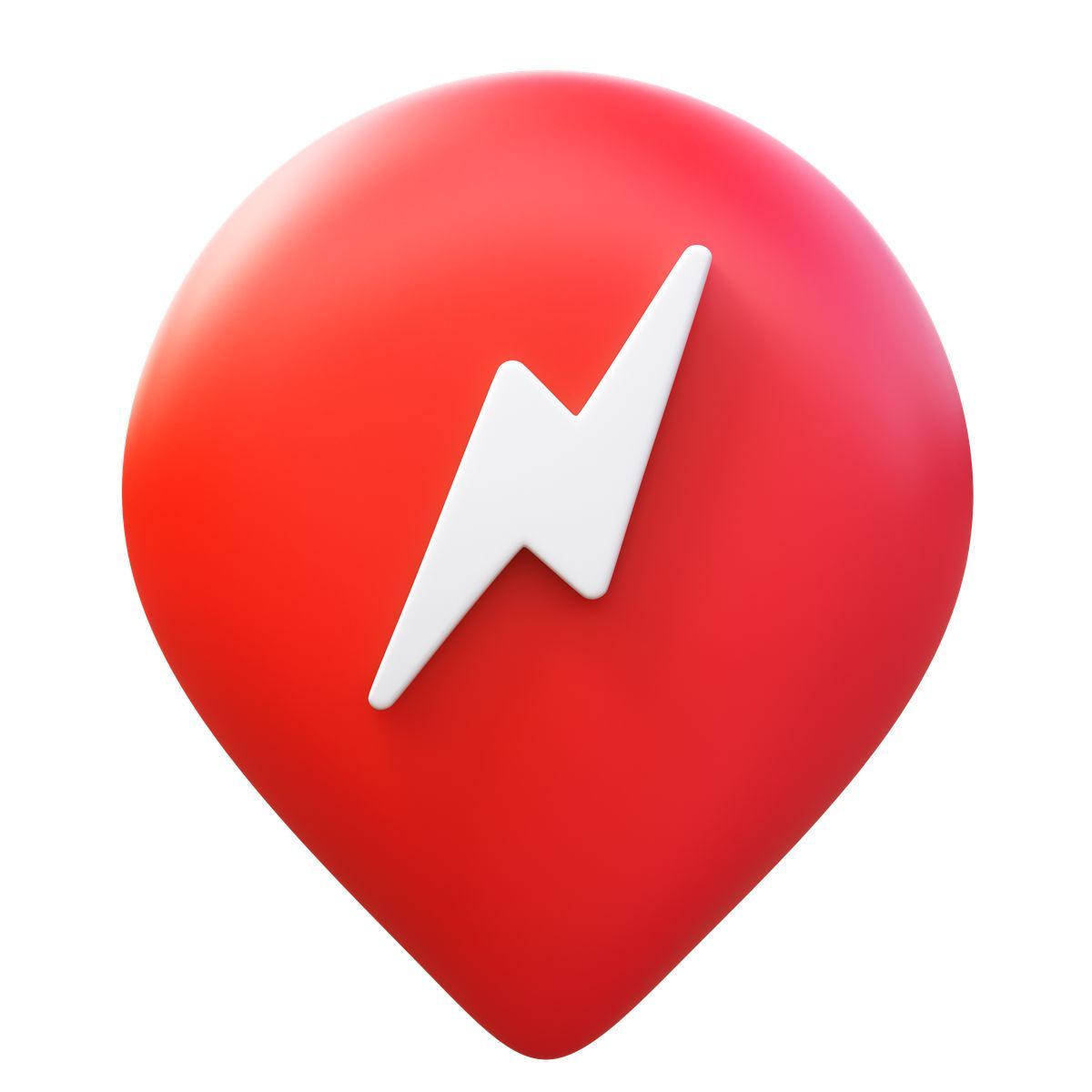 3d fluency style broche de superchargeur tesla icon