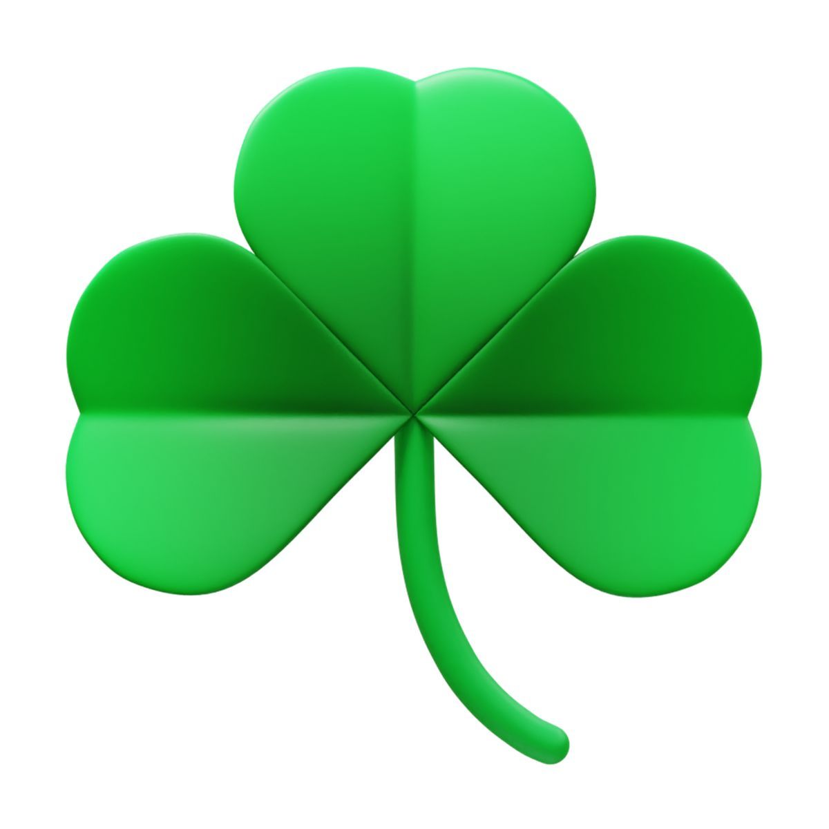 3d fluency style trifoglio icon
