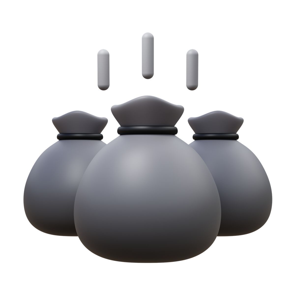 3d fluency style müllhaufen icon