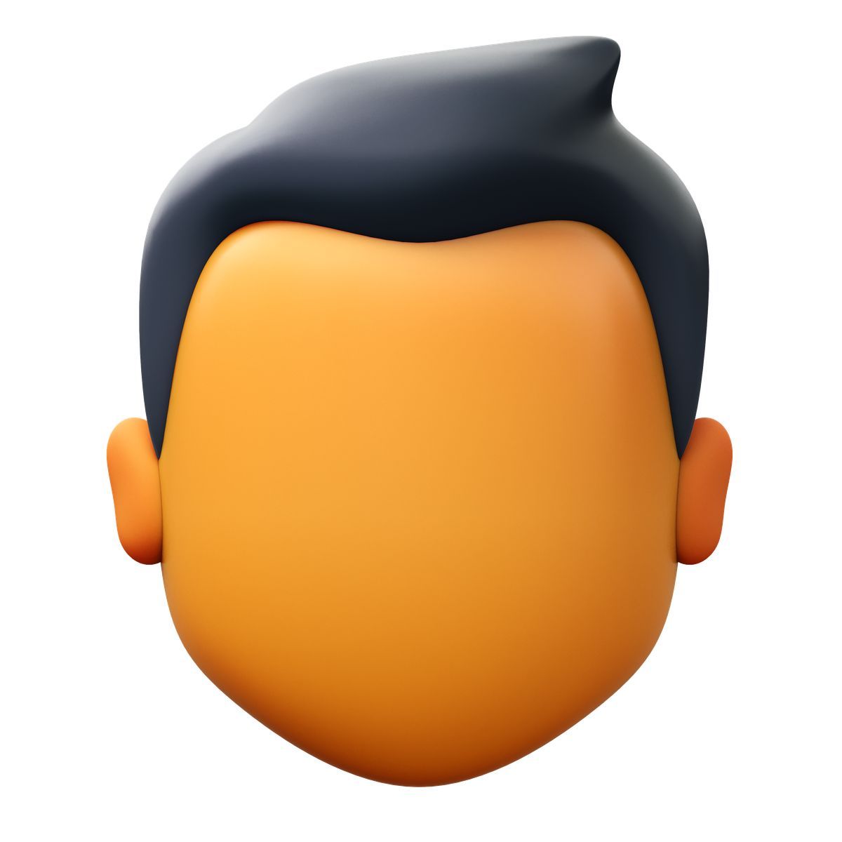 3d fluency style männlicher benutzer icon