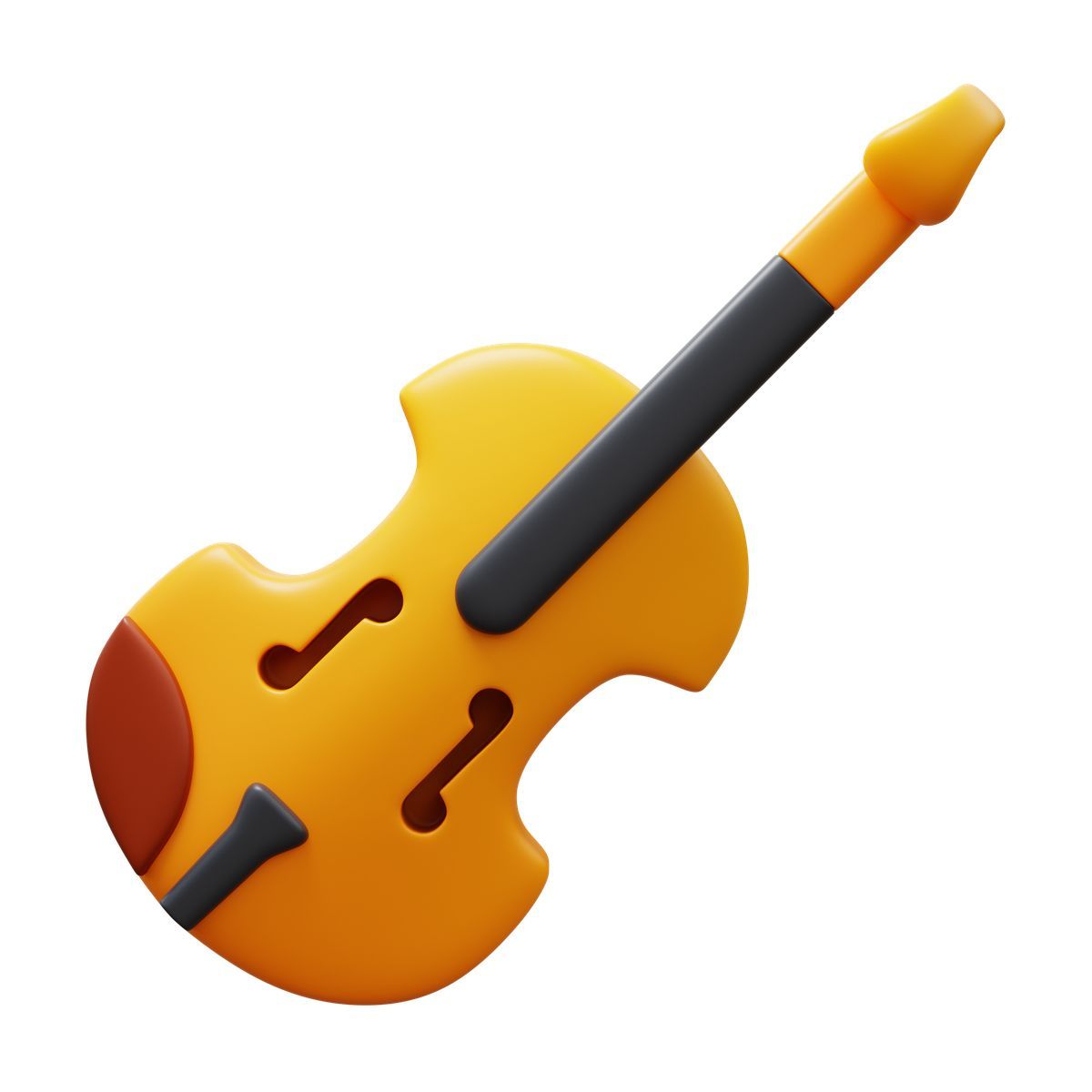 3d fluency style geige icon