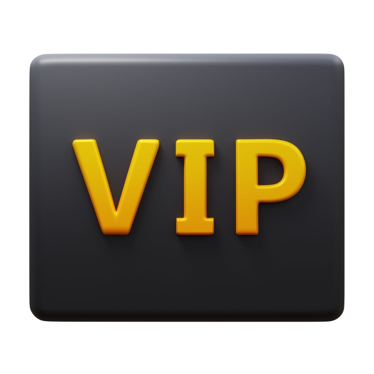 3d fluency style vip icon