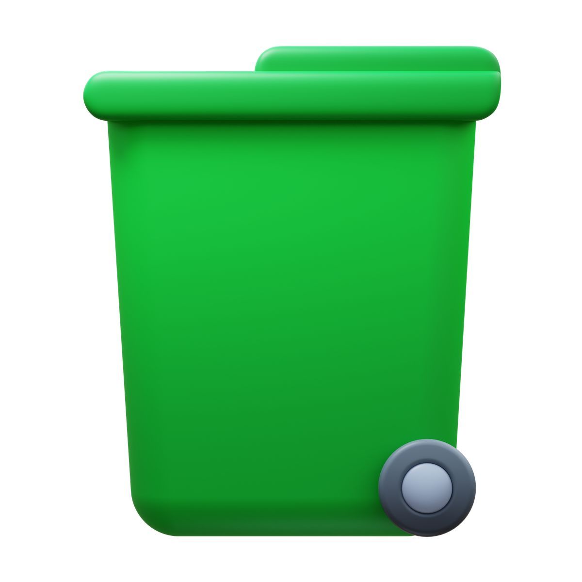 3d fluency style rifiuti icon