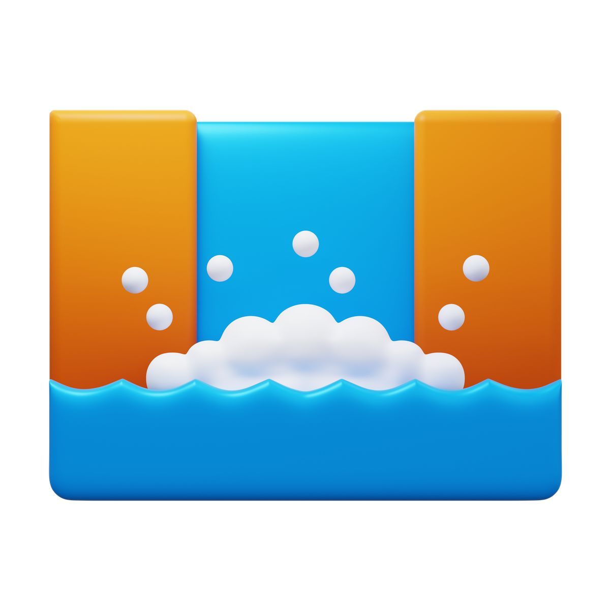 3d fluency style wasserfall icon