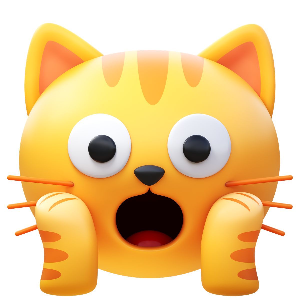 3d fluency style 지친 고양이 icon