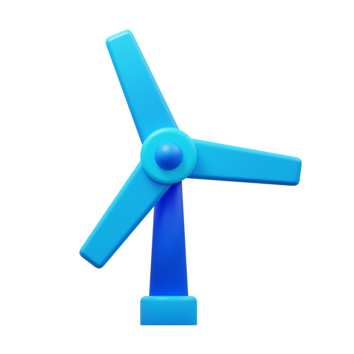 3d fluency style 风力发电机 icon
