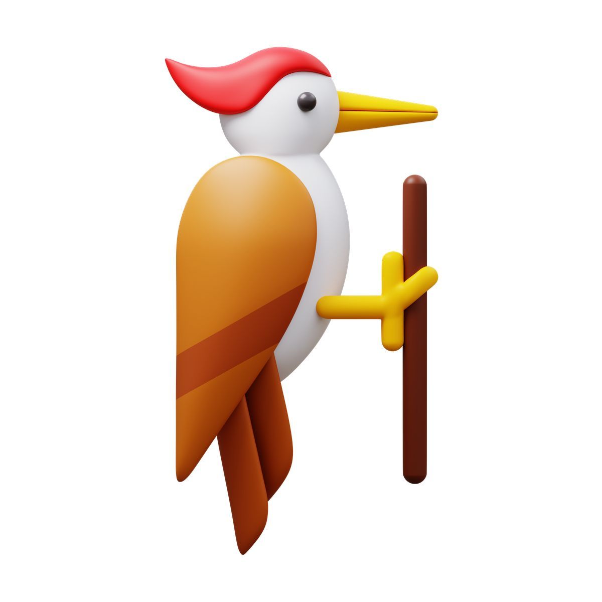 3d fluency style 딱따구리 icon