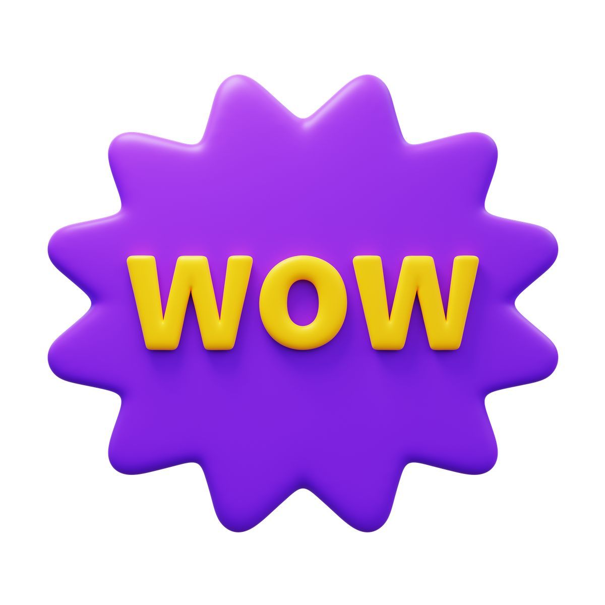 3d fluency style wow button icon