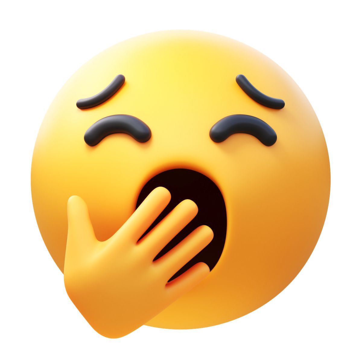 3d fluency style visage béant icon