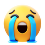 Loudly Crying Face icon