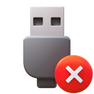 usb disconnected icon