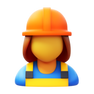 worker female icon