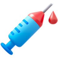 syringe with-a-drop-of-blood icon