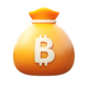 money bag-bitcoin icon