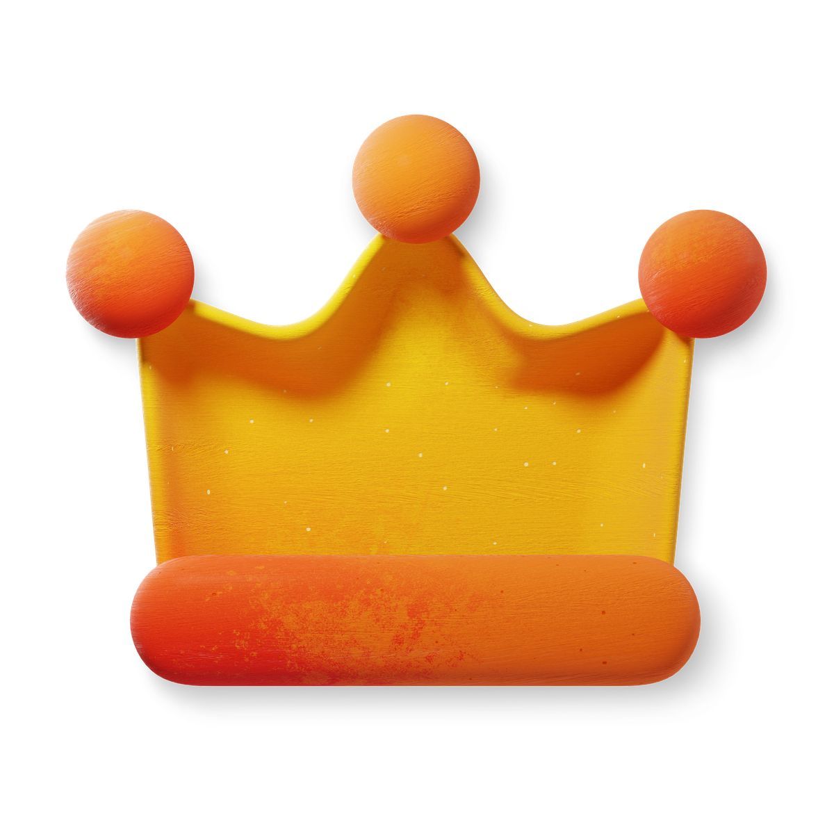 3d fluent style 3d crown icon