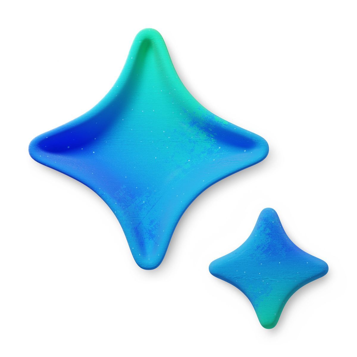 3d fluent style ai icon