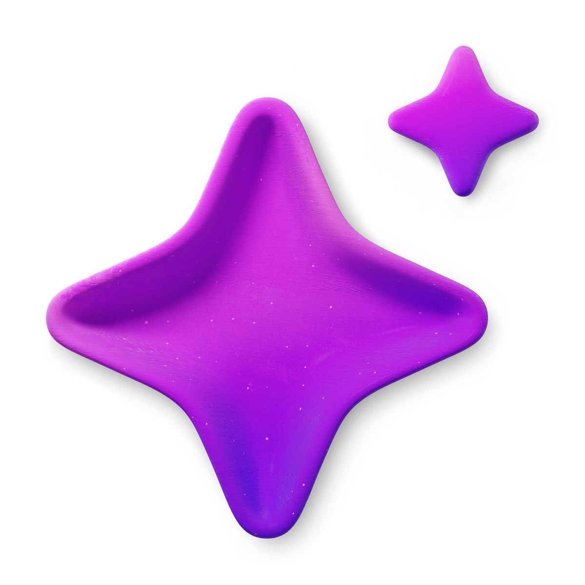 3d fluent style ai icon