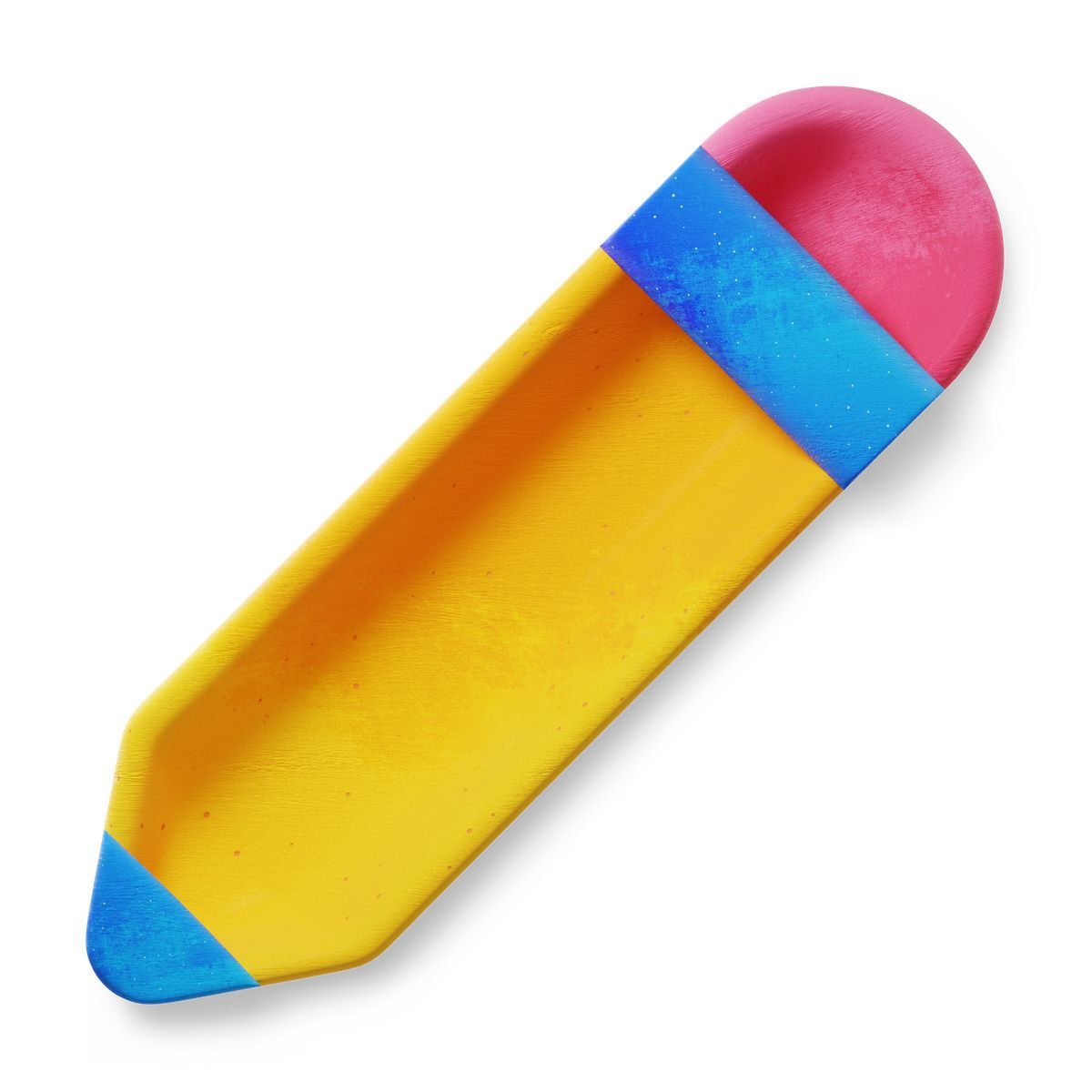 icon colorful pencil for edit icon 3d fluent estilo